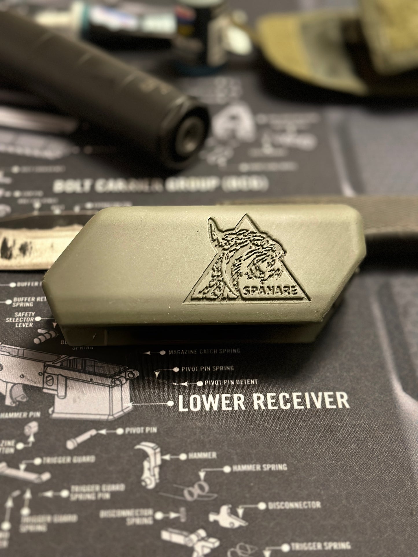 Kolvkamshöjare AK5C/D (Cheek Riser for AK5C/D)